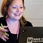  Person with a laptop